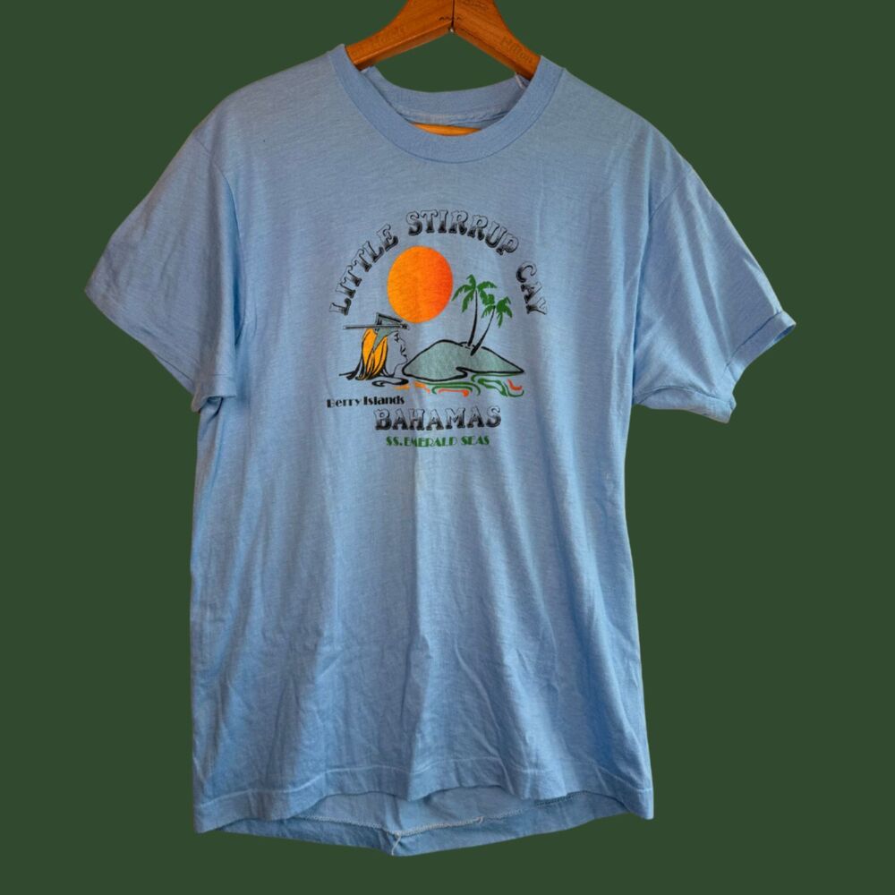 Vintage Screen Stars Single Stitch Bahamas Vacation Tee